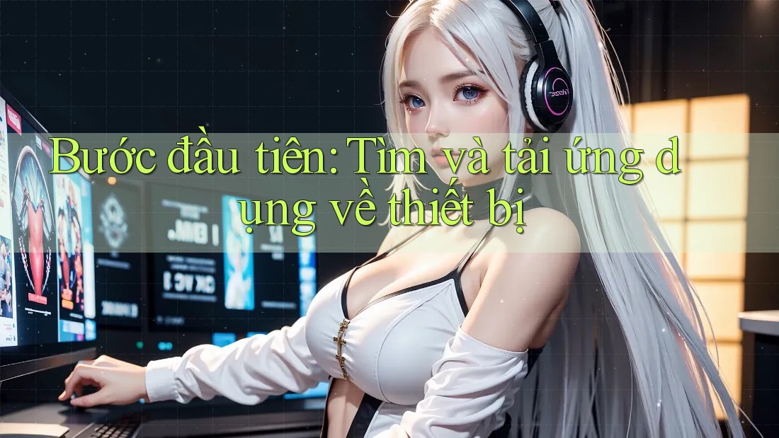 Bước đầu tiên: Tìm và tải ứng dụng về thiết bị Bước đầu tiên: Tìm và tải ứng dụng về thiết bị