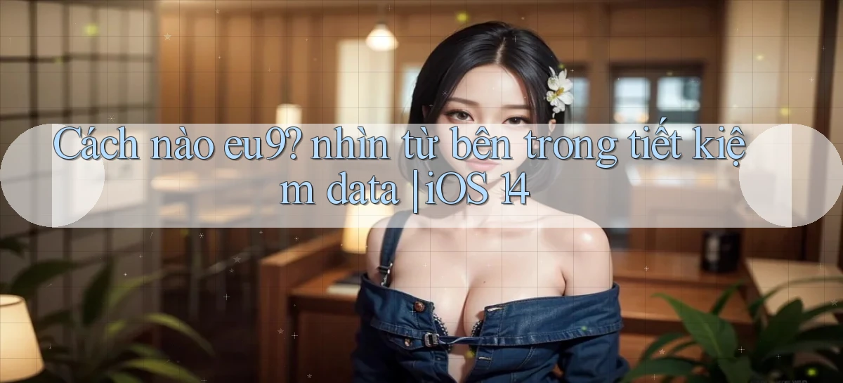 Cách nào eu9 nhìn từ bên trong tiết kiệm data iOS 14