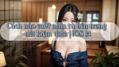 Cách nào eu9 nhìn từ bên trong tiết kiệm data iOS 14