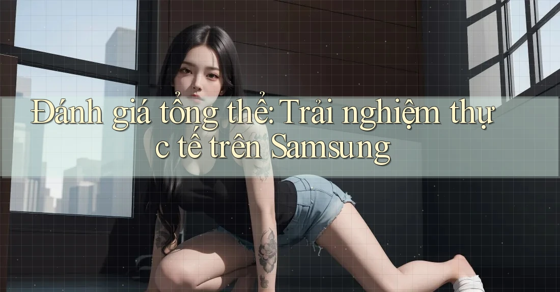 Đánh giá tổng thể: Trải nghiệm thực tế trên Samsung Đánh giá tổng thể: Trải nghiệm thực tế trên Samsung