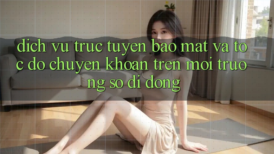 Dịch vụ trực tuyến Bảo Mật Và Tốc Độ Chuyển khoản Trên Môi trường số Di Động