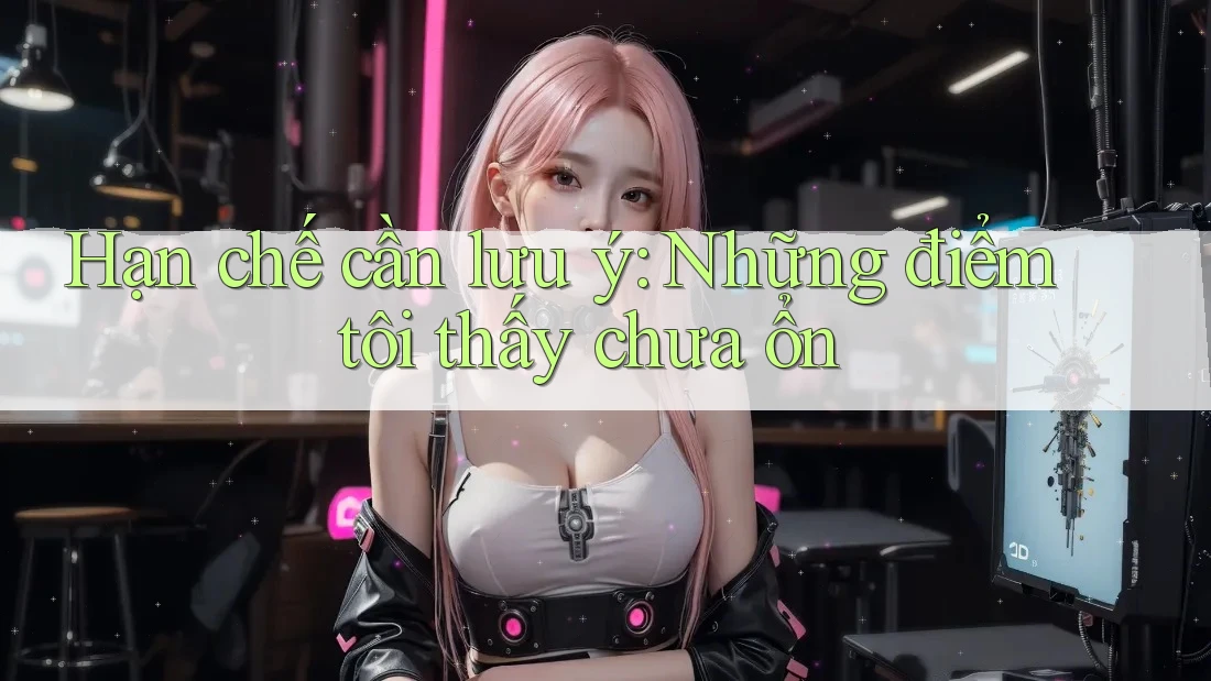 Hạn chế cần lưu ý: Những điểm tôi thấy chưa ổn Hạn chế cần lưu ý: Những điểm tôi thấy chưa ổn