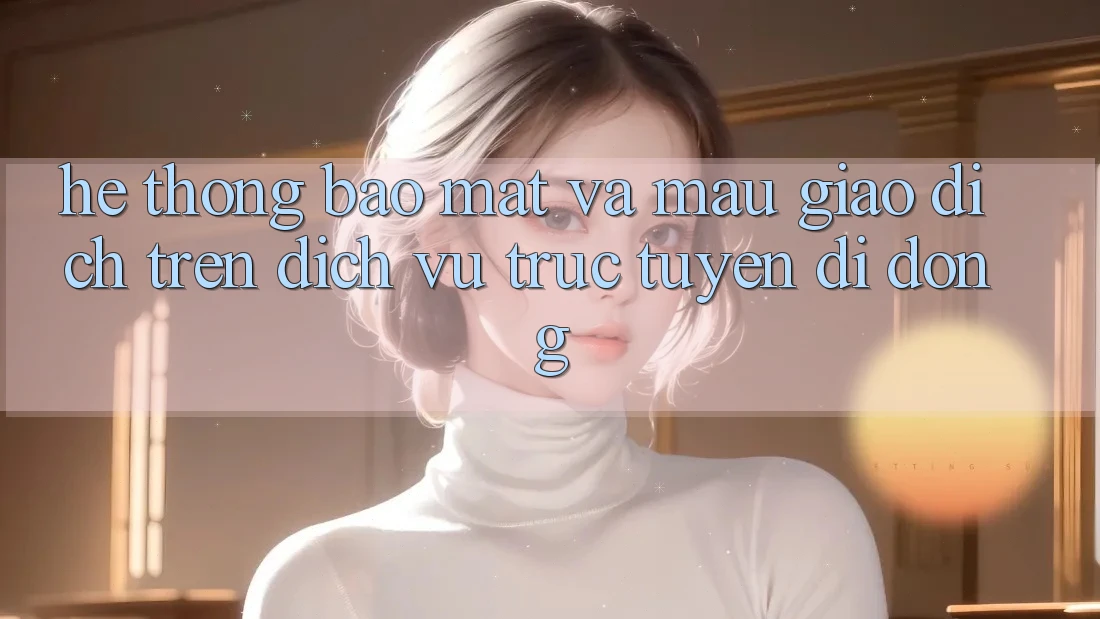 Hệ Thống Bảo Mật Và Mau Giao Dịch Trên Dịch vụ trực tuyến Di Động Hệ Thống Bảo Mật Và Mau Giao Dịch Trên Dịch vụ trực tuyến Di Động