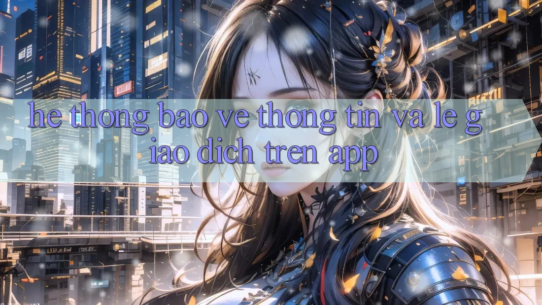 Hệ Thống Bảo vệ thông tin Và Lẹ Giao dịch Trên App