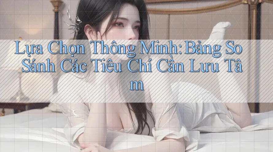 Lựa Chọn Thông Minh: Bảng So Sánh Các Tiêu Chí Cần Lưu Tâm