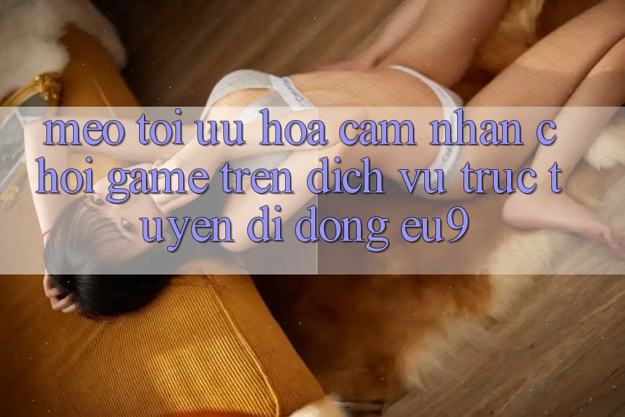 Mẹo Tối Ưu Hóa Cảm nhận Chơi Game Trên Dịch vụ trực tuyến di động EU9