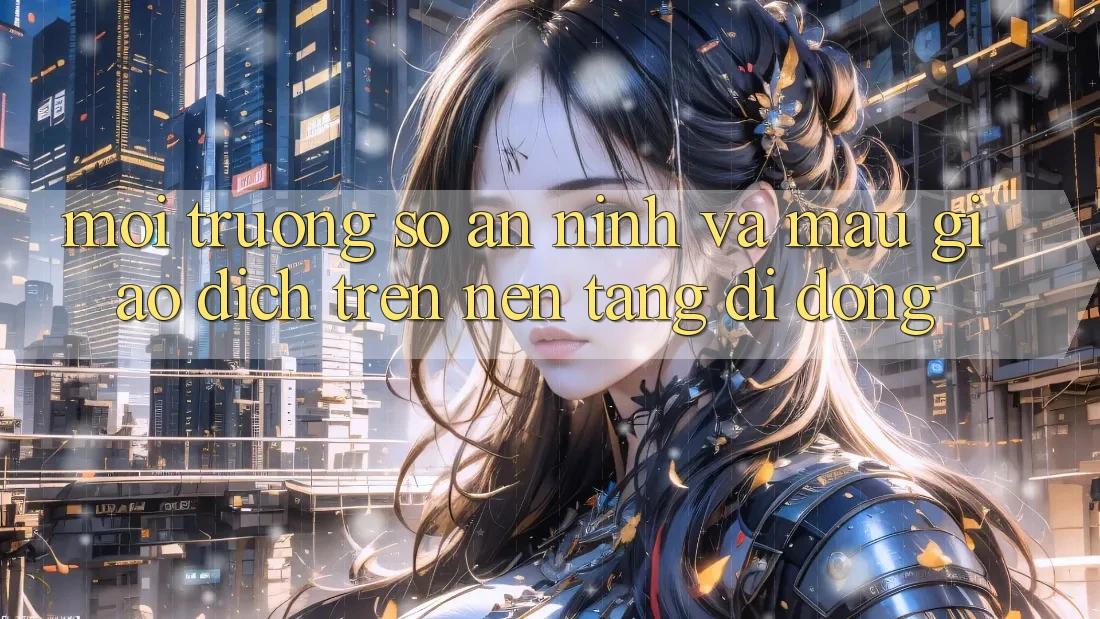 Môi trường số An ninh Và Mau Giao Dịch Trên Nền Tảng Di Động