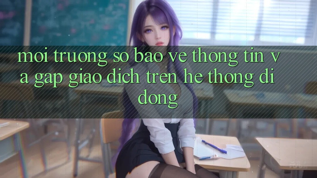 Môi trường số Bảo vệ thông tin Và Gấp Giao Dịch Trên Hệ thống Di Động