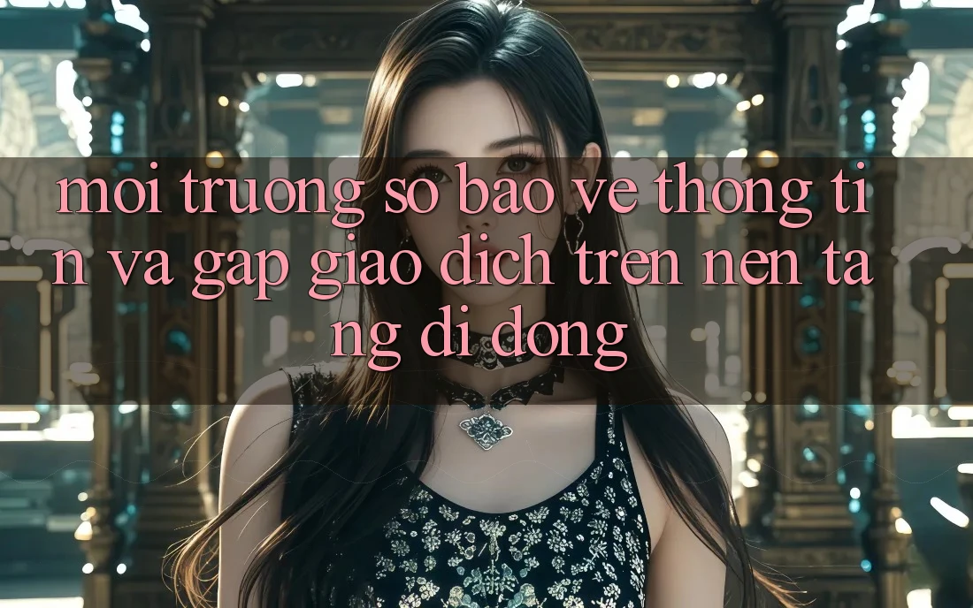 Môi trường số Bảo vệ thông tin Và Gấp Giao Dịch Trên Nền Tảng Di Động Môi trường số Bảo vệ thông tin Và Gấp Giao Dịch Trên Nền Tảng Di Động
