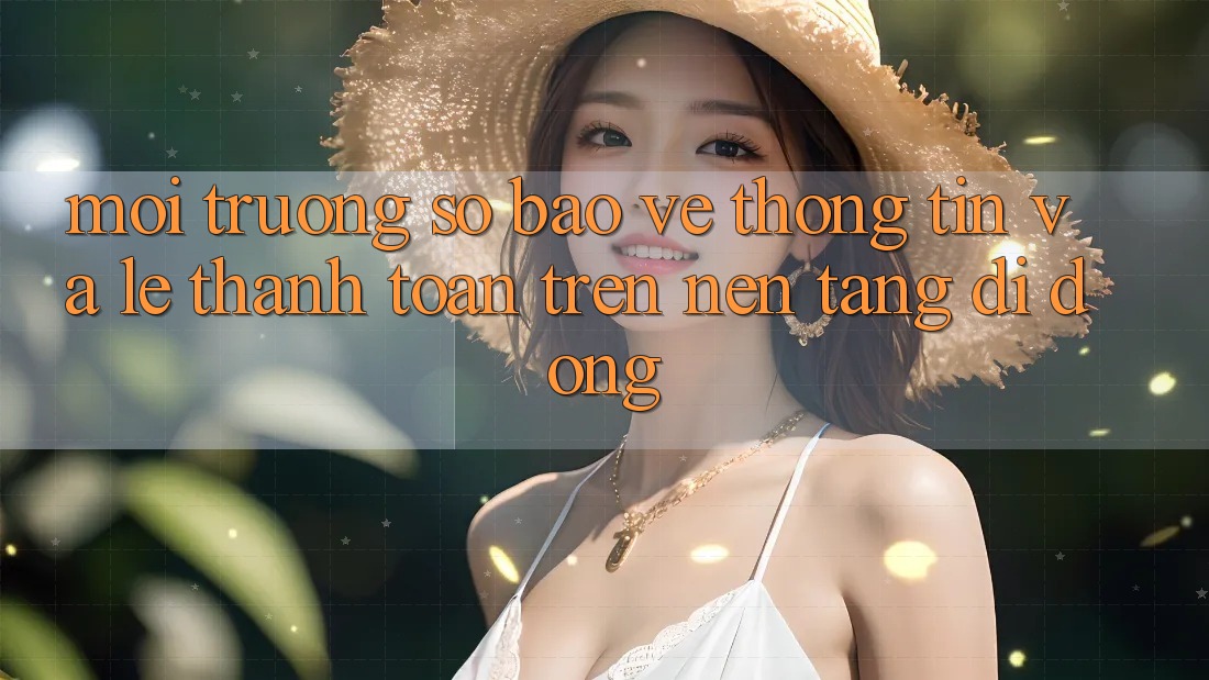 Môi trường số Bảo vệ thông tin Và Lẹ Thanh toán Trên Nền Tảng Di Động Môi trường số Bảo vệ thông tin Và Lẹ Thanh toán Trên Nền Tảng Di Động