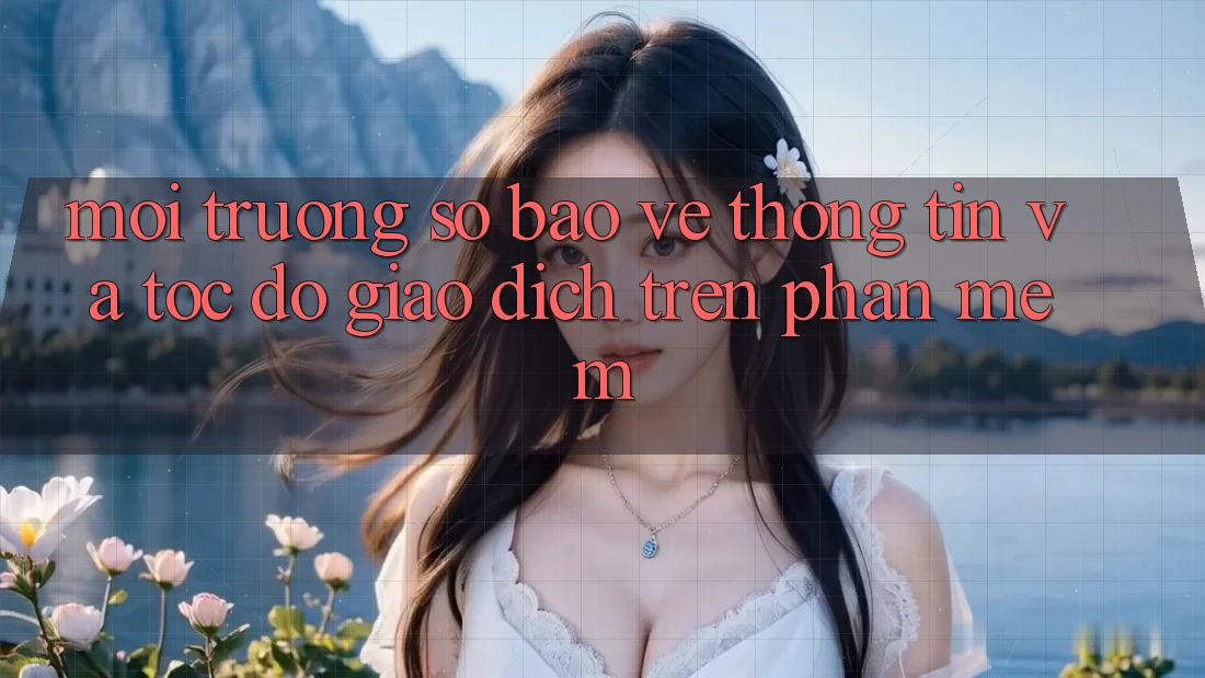 Môi trường số Bảo vệ thông tin Và Tốc Độ Giao Dịch Trên Phần mềm Môi trường số Bảo vệ thông tin Và Tốc Độ Giao Dịch Trên Phần mềm