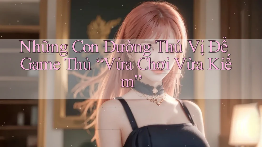 Những Con Đường Thú Vị Để Game Thủ “Vừa Chơi Vừa Kiếm”