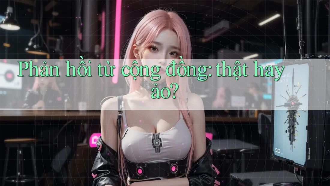 Phản hồi từ cộng đồng: thật hay ảo? Phản hồi từ cộng đồng: thật hay ảo?