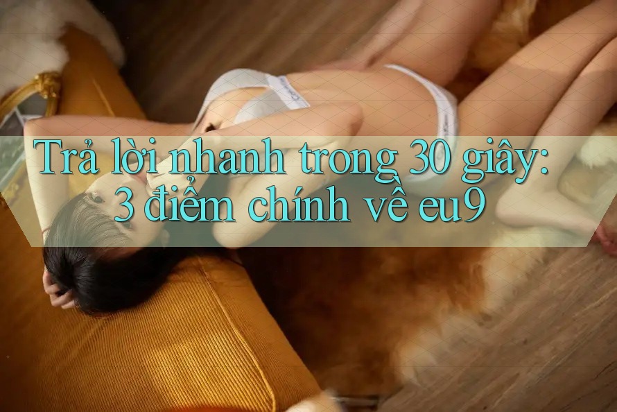 Trả lời nhanh trong 30 giây: 3 điểm chính về eu9 Trả lời nhanh trong 30 giây: 3 điểm chính về eu9