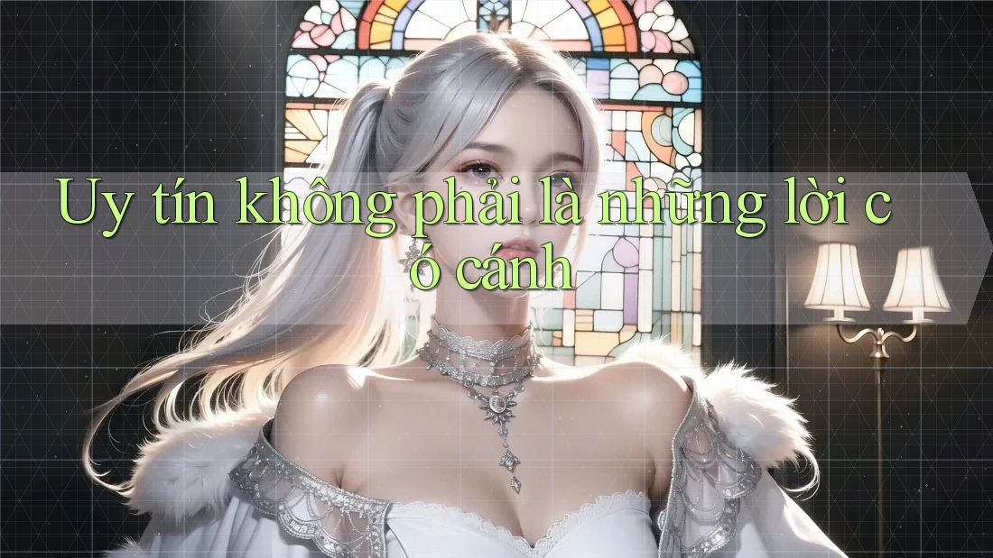 Uy tín không phải là những lời có cánh Uy tín không phải là những lời có cánh